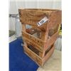 Image 4 : 2 Distilled Water Glass Containers - 1 With Wooden Protection Crate - both 5 Gal