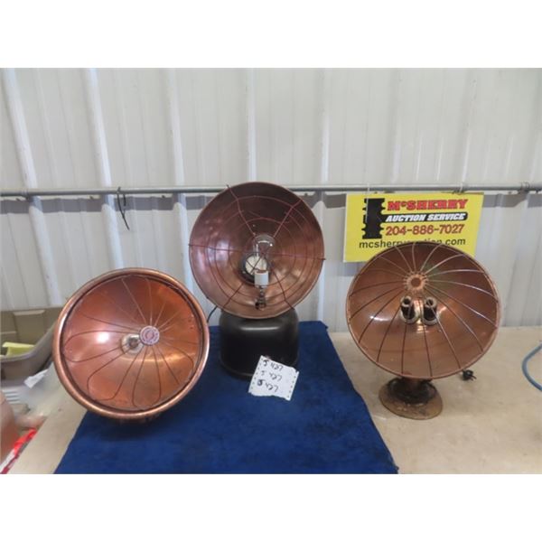 Old Electric Heaters/Lamps with Copper