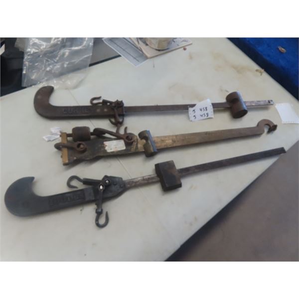 2 Beam Scales & Brass Beam Off Elevator Scale