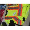 Image 3 : Safety Wear; 2 Sz LG Short Sleeve Shirts, Sz Med Long Sleeve Shirt & 2 Vests