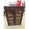 Image 1 : 2 Door China Cabinet 50" x 40" x 12"