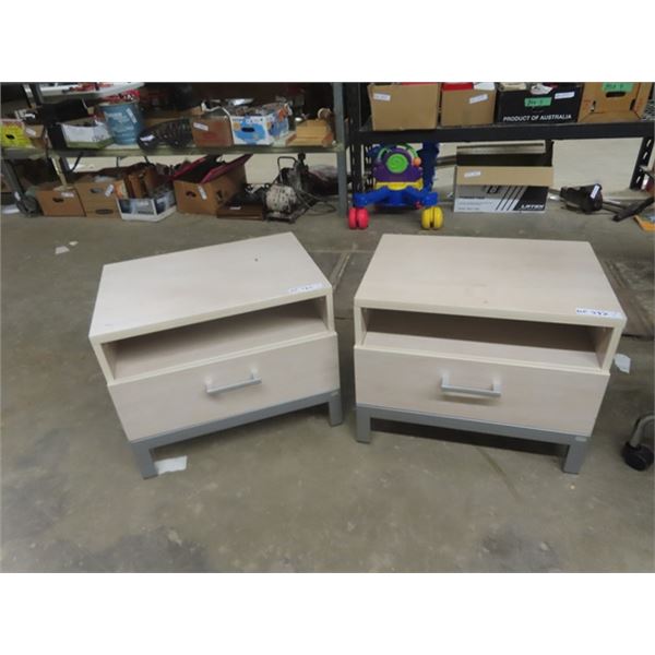 2 night Tables/Office Stands 19" x 17" x 24"