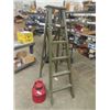 Image 1 : Wooden Step Ladder & Cream Can