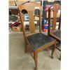 Image 2 : 2 Oak Dining Room Chairs