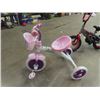 Image 2 : 2 Youth Pedal Bikes; 1) Princess Tricycle, 1) Disney Cars with Training Wheels
