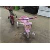 Image 3 : 2 Youth Pedal Bikes; 1) Princess Tricycle, 1) Disney Cars with Training Wheels