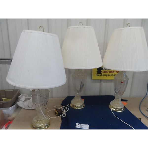 3 Crystal Lamps