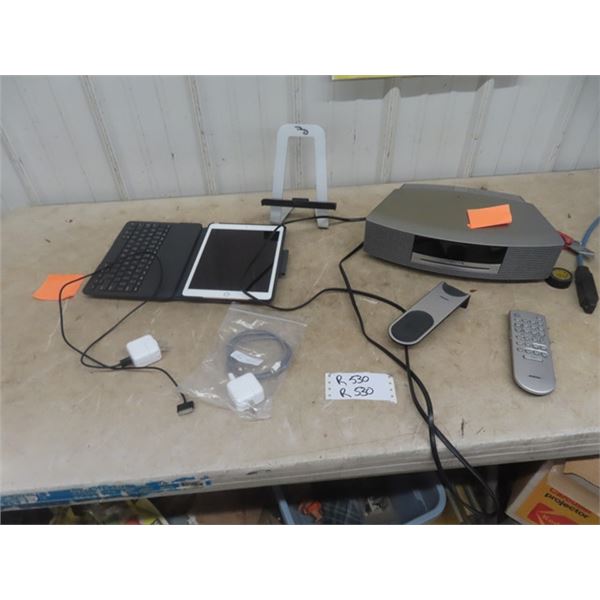 Bose Music System & 2 Apple IPad Stands
