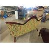 Image 4 : Fancy Camel Back Couch in Excellent Condition 68" Wide