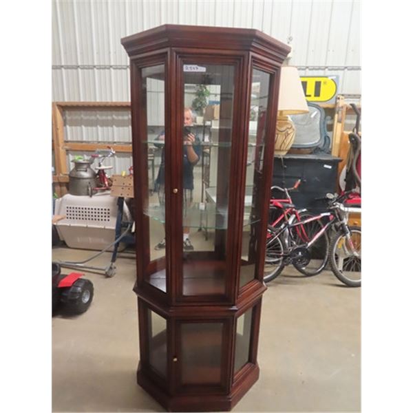 China/Curio Cabinet 72" x 18" x 12" - Light Up