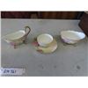 Image 3 : Cream + Sugar Pair, Tray, Cups + Saucers