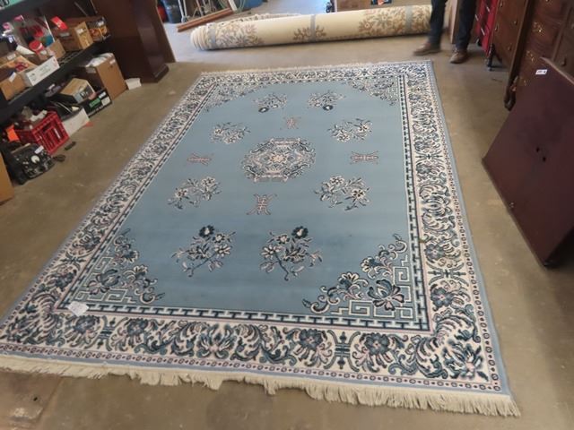 94 Inch Rug Blue Area Rug 94