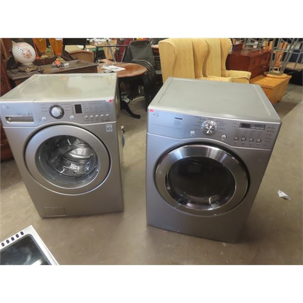 LG Stainless Steel Washer & Dryer Set