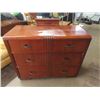 Image 2 : 3 Drawer Dresser with Round Mirror