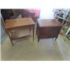 Image 1 : 2 End Tables; 22" x 24" x 16" , 24" x 25" x 15"