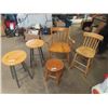 Image 1 : 3 Stools & 2 Chairs
