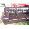Image 2 : Leather Sectional with Ottoman