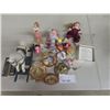 Image 1 : Box Lot of Figurines, Ornaments, Harmonicas