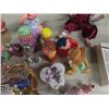 Image 2 : Box Lot of Figurines, Ornaments, Harmonicas