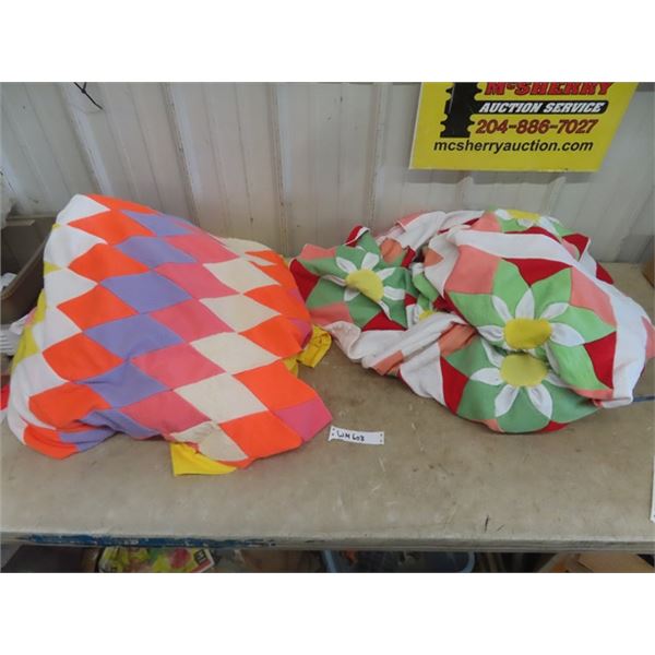2 Homemade Quilts/Bed Covers