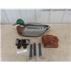 Image 1 : Duck Decoy, 3 Fishing Scales, Older Binoculars