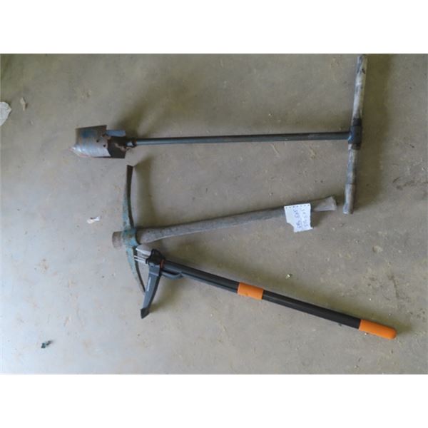 Post Hole Digger, Pick, Weed Picker