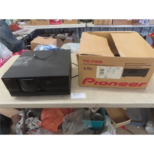 Pioneer PDF908 100 Disc Changer & Box