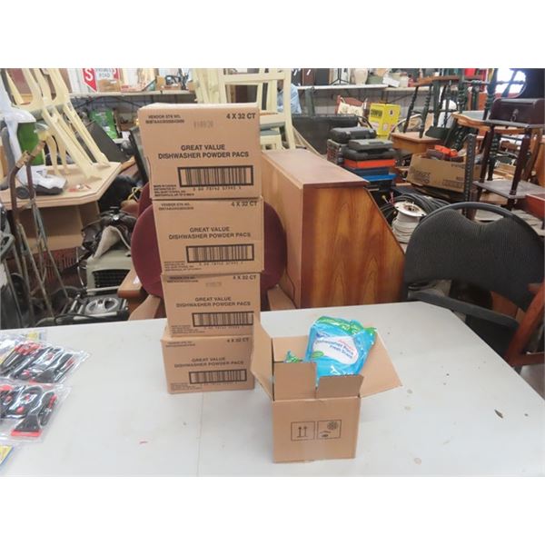 Great Value Dishwasher Powder Packs - 5 Boxes of 4 Bags