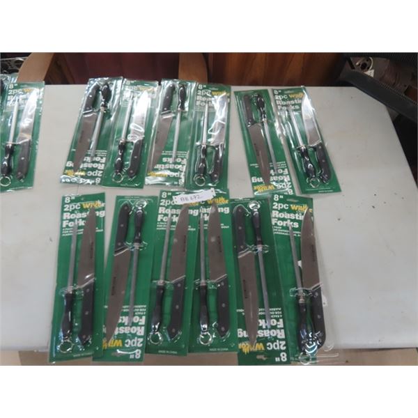 12 New in Package Knife & Hone