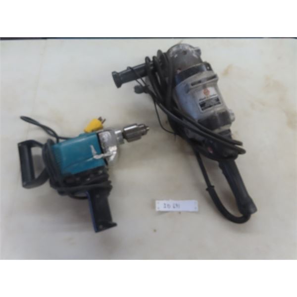 Makita 1/2" Drill, B+D Heavy Duty Angle Grinder