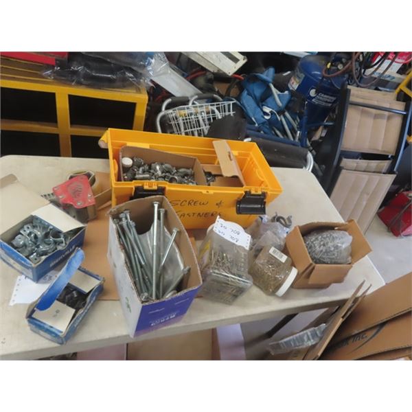 Short Metric Screws, Multi Purpose Wood Screws, Bolts, Electrical Connectors, Staple , Pipe Strap