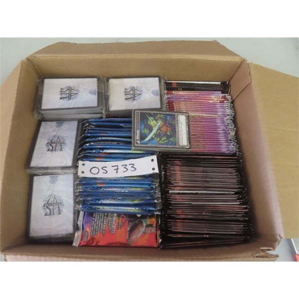 17 Sealed Packs of Ninja Turtle Card Game, 13 Sealed Marvel vs System Card Game