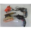 Image 1 : 4 Older Power Tools; 2 Drills, Sander, Drywall Gun