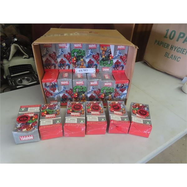 48 Marvel Heros; 2 Figures + 52 Sealed Stickers