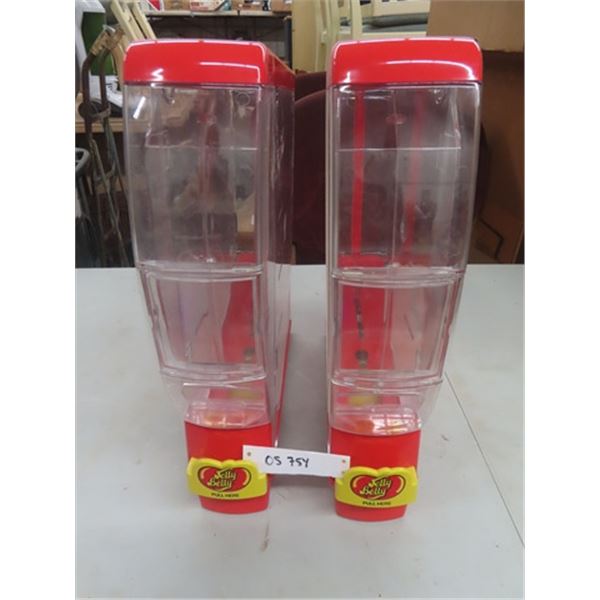 2 Jelly Belly counter Dispensers