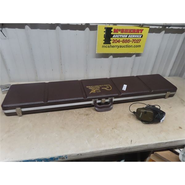 Ducks Unlimited Hard Gun Case & Shooter Ear Set