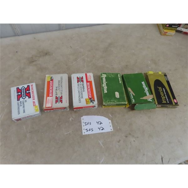 100 Rounds - Mix of Brands- 30-06 Spring Ammo MUST PROVIDE PROOF OF PAL PRIOR TO PURCHASE - WE DO NO