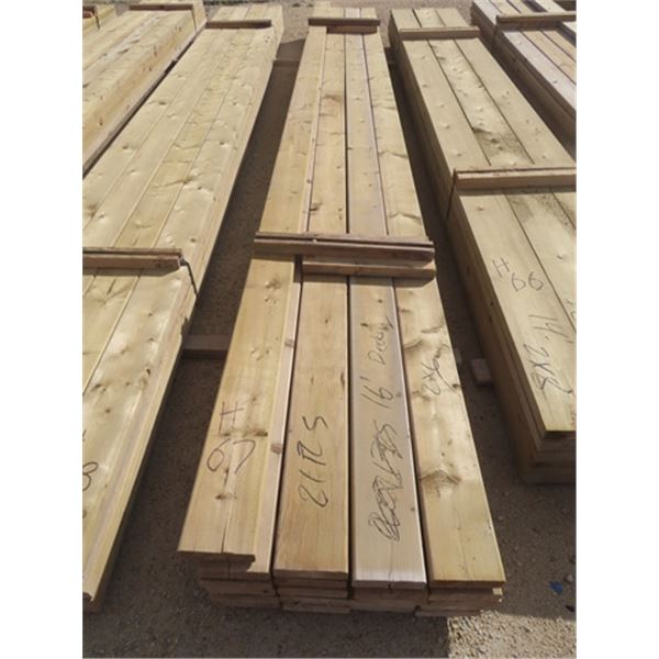 21 Treated 2" x 6" X 16 '