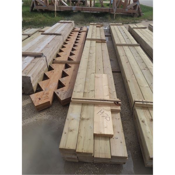 18 Treated 2" x 6" x 20'