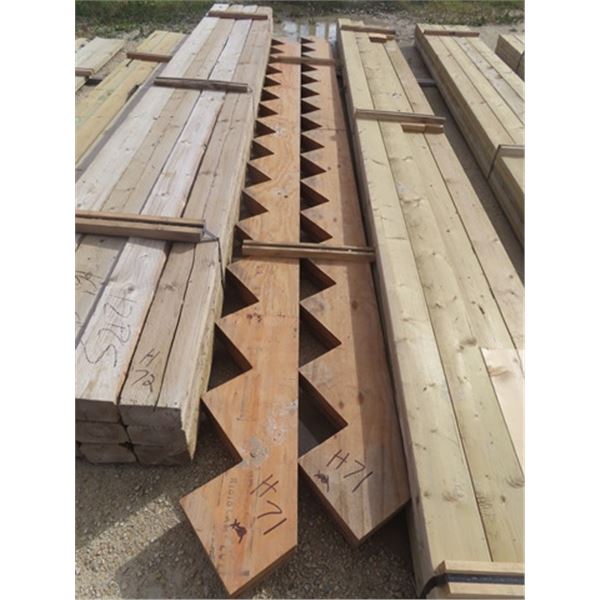 (4) 16 ' Stair Risers