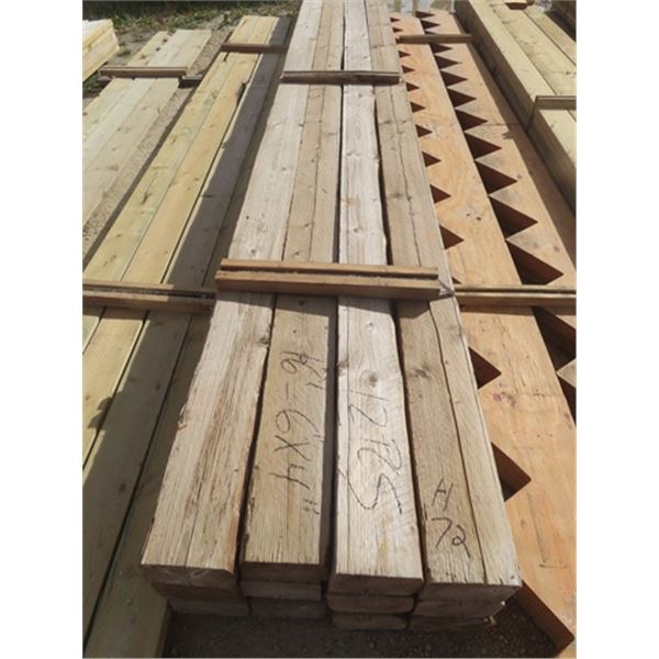 12 Treated 4" x 6" x 16 '