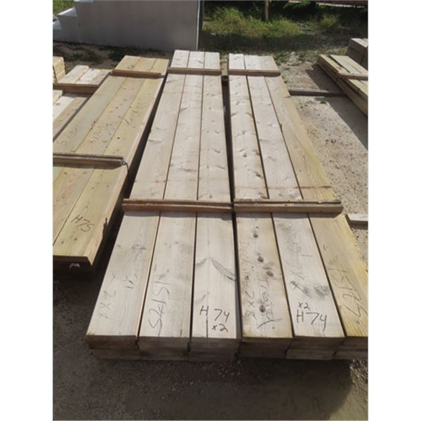 30 Treated 2" x 8" x 12 '
