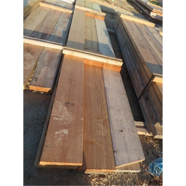 (7) 2" x 8" x 12 ' & (11) 2" X 8" X 12 ' = Total 18 Boards