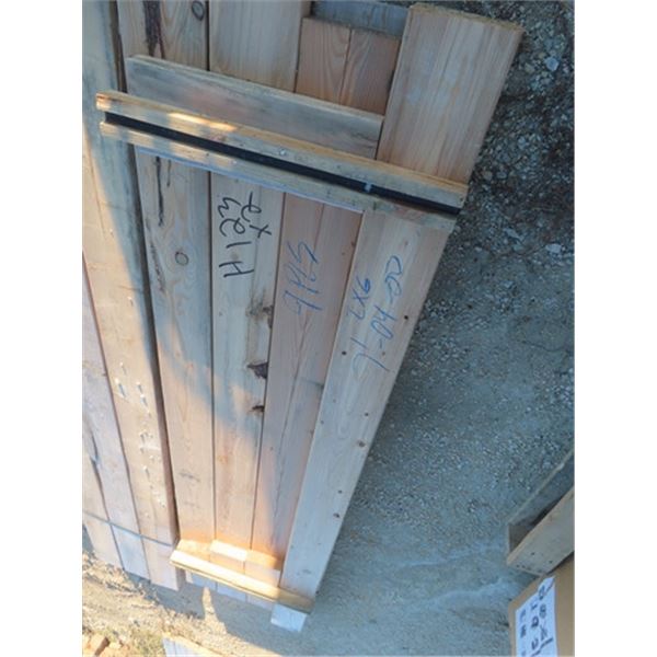 (9) 2" x 6" x 7' 4" & (4) 2" x 6" x 7 ' - Total 13 Boards
