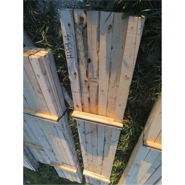 (12) 2" x 4" X 12 ' & (7) 2" x 4" x 12 ' & (3) 2" x 4" x 13 ' - Total 22 Boards
