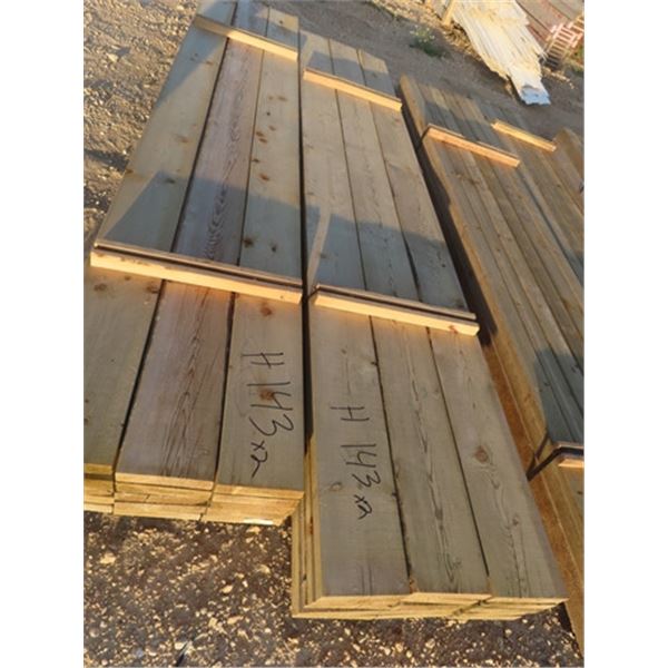 15 Treated 2" x 8" x 10 ' & 15 Treated 2" x 8" x 10 ' - Total 30 Boards
