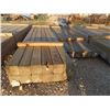 Image 2 : 12 Treated 3" x 3" x 10 ' & 6 Treated 3" x 3" x 10 ' - Total 18 Boards