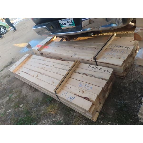 (36) 2" x 4" x 7 ' & (42) 2" x 4" x 7 ' - Total 78 Boards