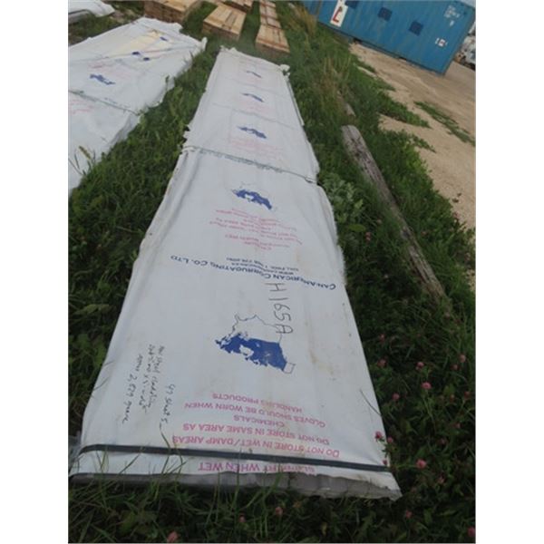 47 New Sheets of 20.5' Steel Cladding - Approx 2829 sq ft - Grey