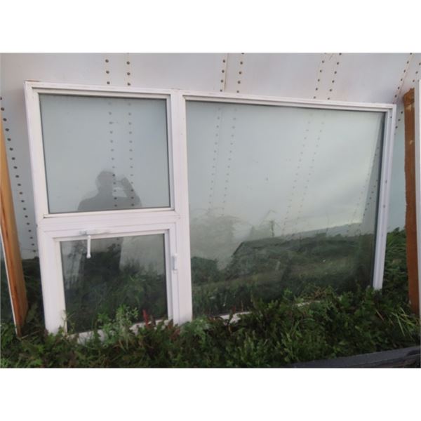 Windows;  64" x 76" & 53.5" x 84.5"